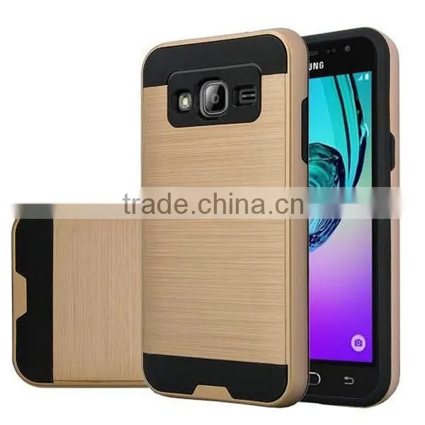 C&T Dual Layer Protective Hybrid Brushed Armor Hard Cover Case for Samsung Galaxy Grand Prime G530