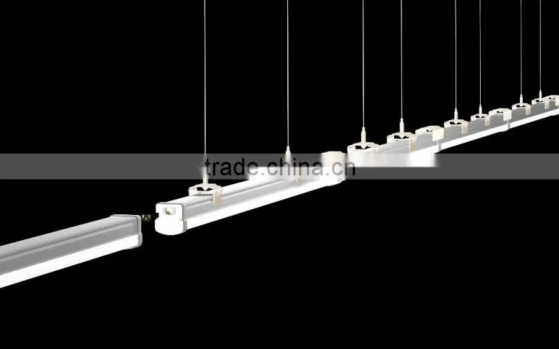 New design 600mm 1200mm 1500mm surface mounted led linear light tri-proof led light 20w 40w 50w