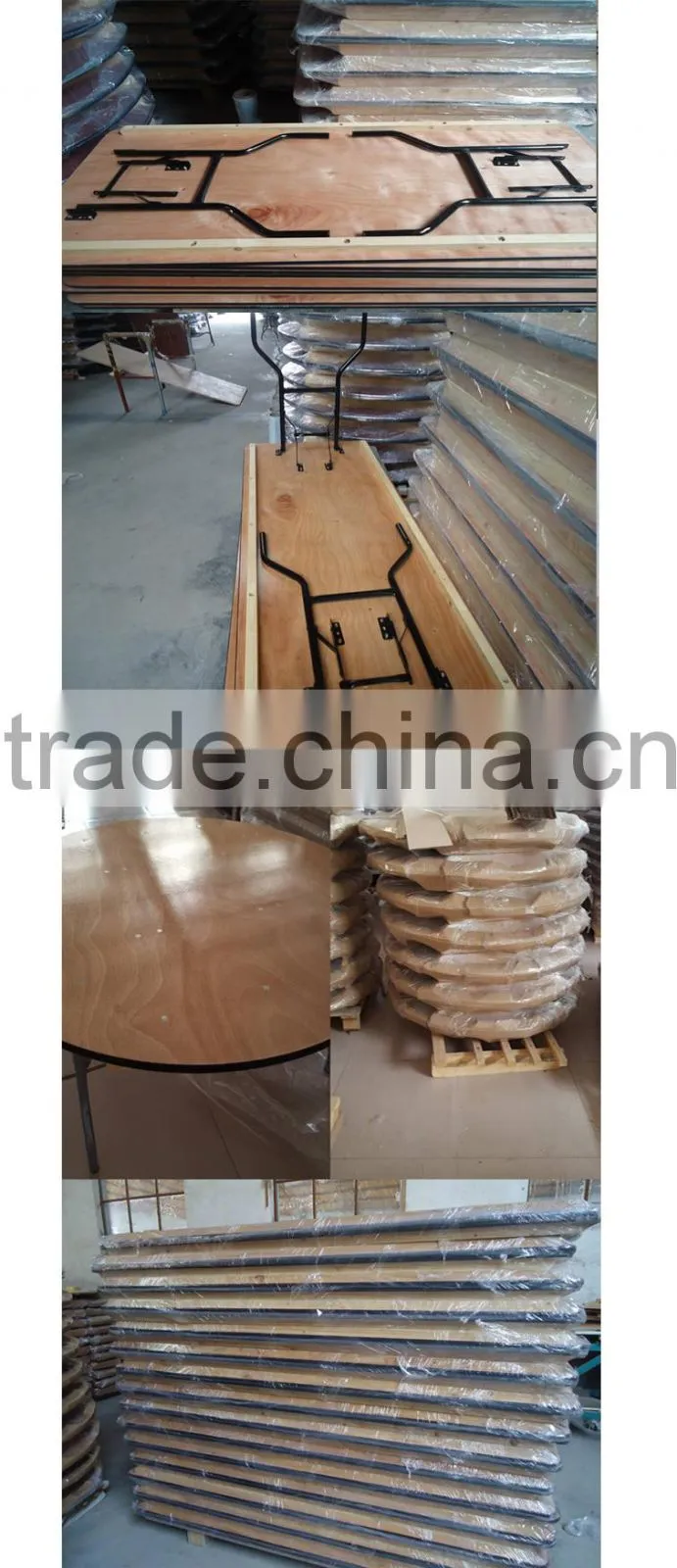 Rectangle Wooden Folding Table
