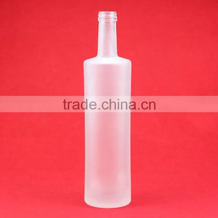 New product good quality printing liquor bottles alcohol frosted bottles beverage juice bottles 700ml