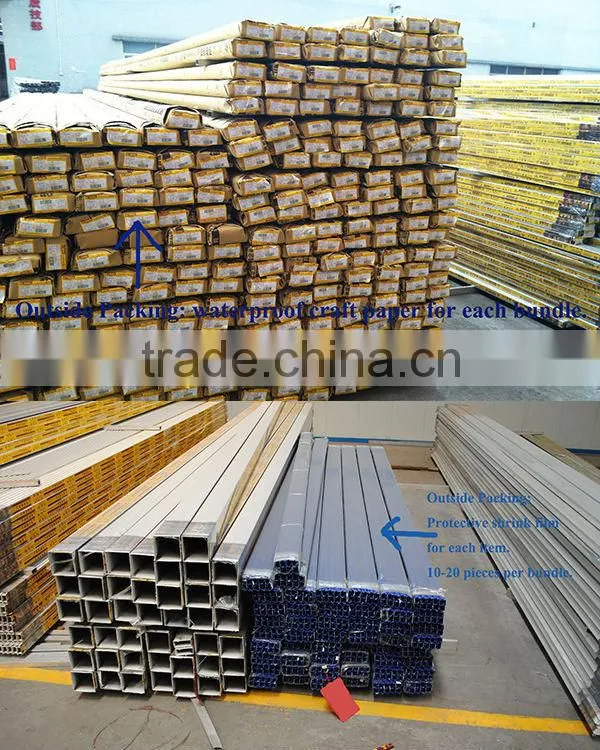 Wow!! anodized aluminium frame OEM/timber grain aluminium profile to make door and window/paper transfer wood grain alu profiles