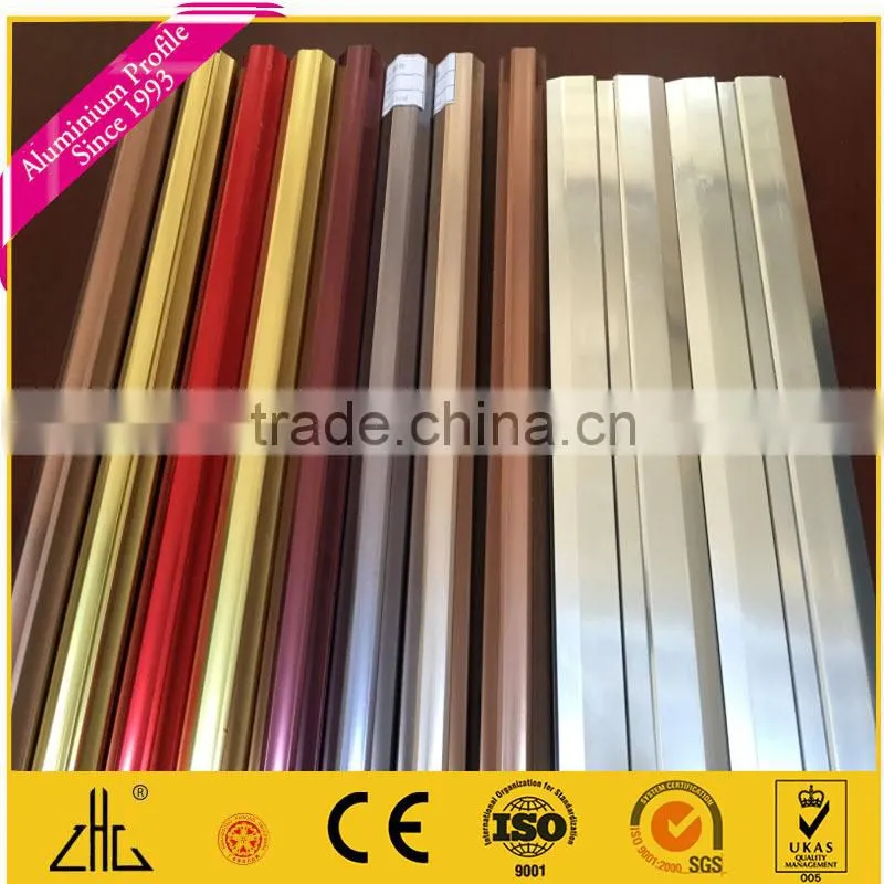 TOP! cheap price aluminium profiles, durable aluminum anodized profile, anodized aluminium