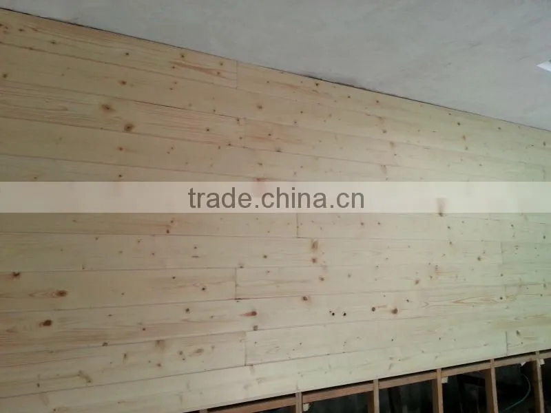 Finished Various Color Reclaimed Pine/Larch Solid Wood Flrooing for Wallboard