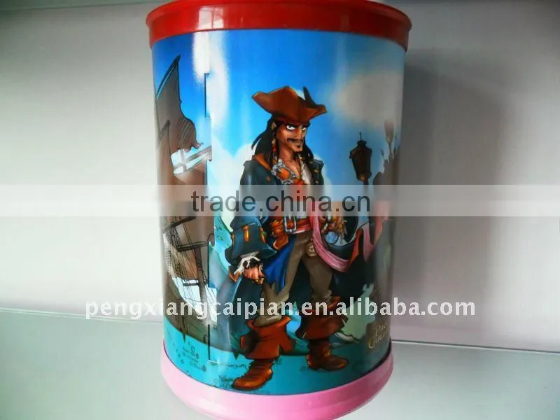 plastic fold trash can