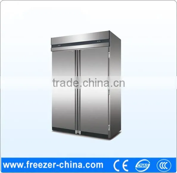 HOT SALE Two door Stainless steel Refrigerated electric salad bar for sale