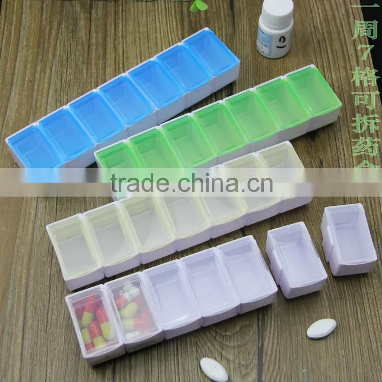 Travel pill box ,7 days pill box /container