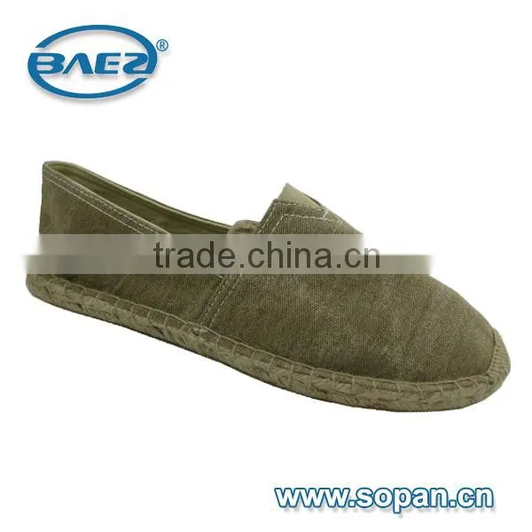 2014 canvas upper with rope insoe RB very comfortable ladies shoes