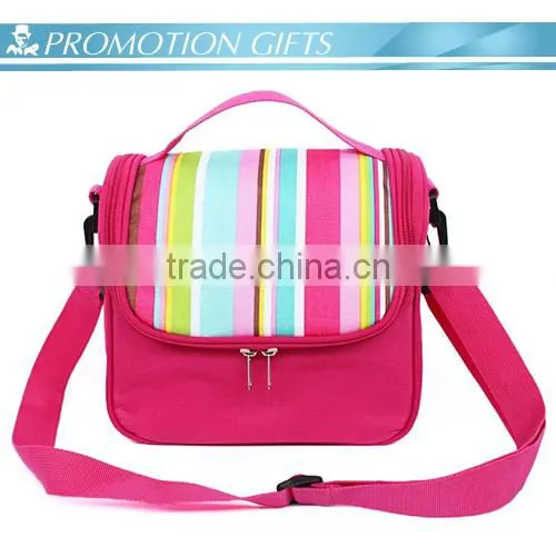 New polyester Cooler Lunch Cool Bag with Carry Handle and Shoulder Strap
