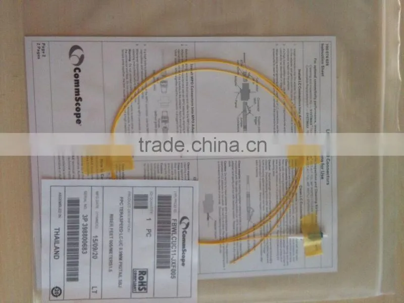 FBWLCUC11-JXF005 900um 9/125 Singlemode SC UPC Fiber Pigtail 1.5m