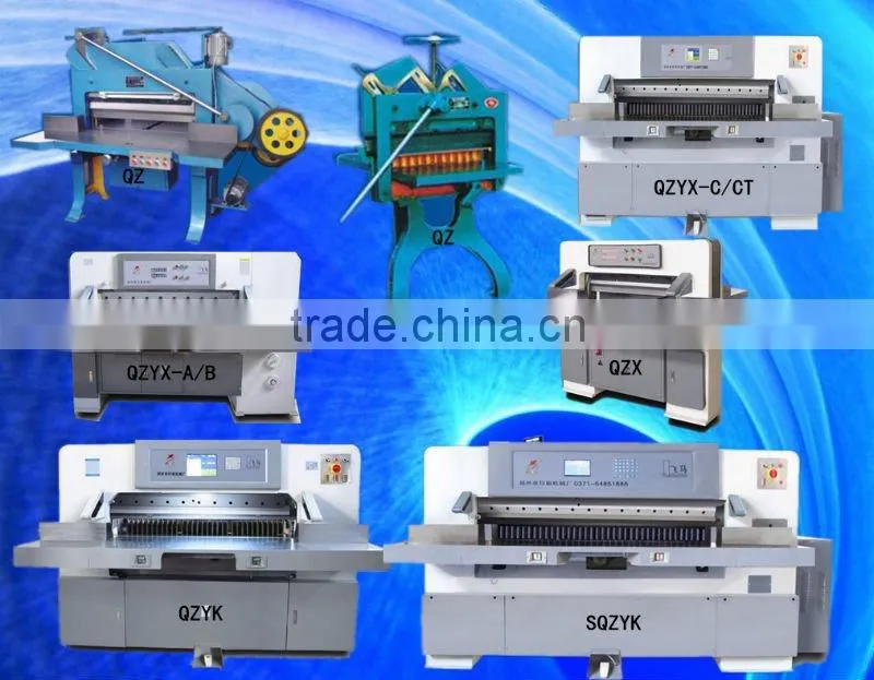 QZYK1370 Hydraulic program-controlled guillotine paper cutters