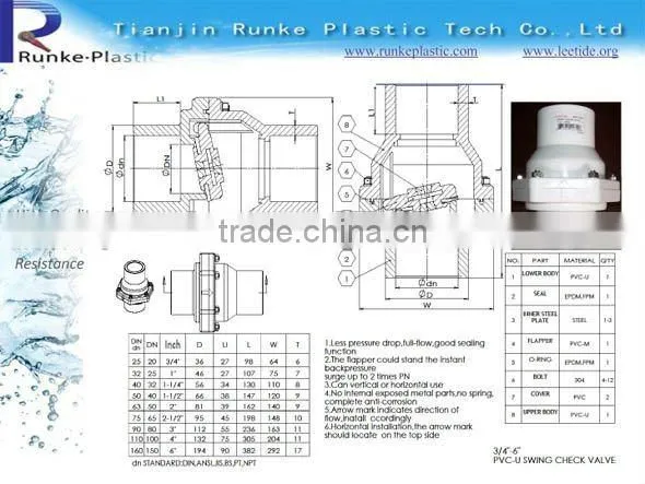 PVC Check Valve