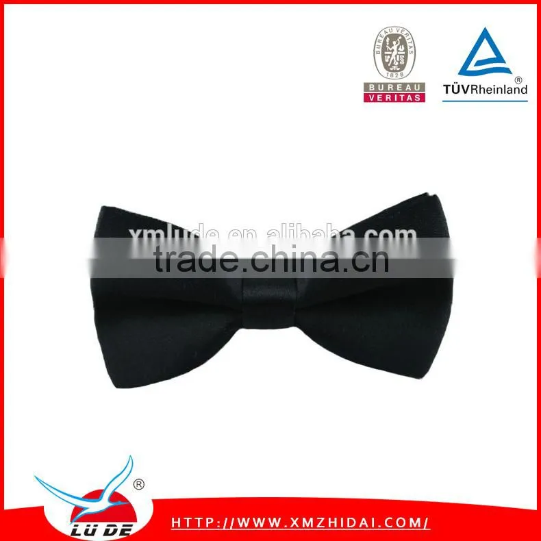 Fashion adjustable cliped ribbon bow tie