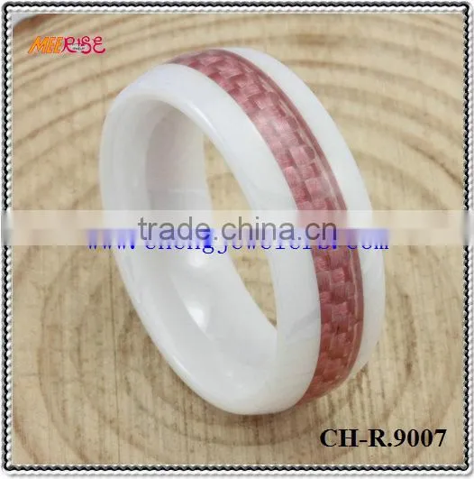 Fashion multi color band 2mm ceramic ring red ceramic rings