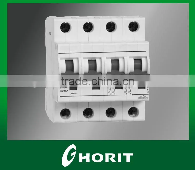 CE 1000V Moulded Case Circuit breaker 4P 630A DC MCCB