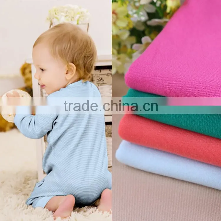 China cheap Colorful Fastness sweat fabric 60 Cotton 40 Polyester Fabric nylon blending fabric for baby dressing
