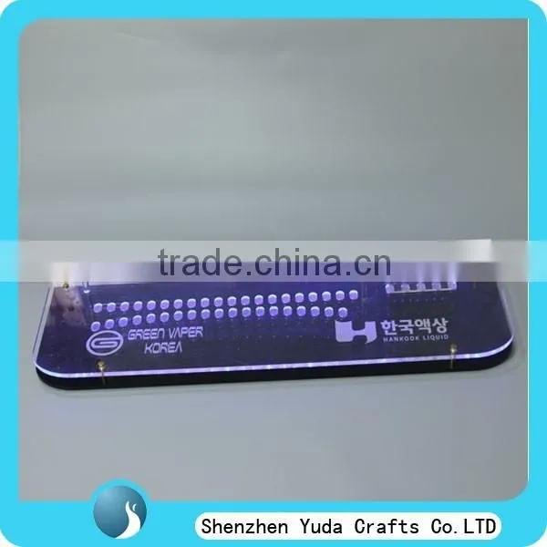 decorative acryl sign base, clear plexiglass acrylic base with led for Christmas