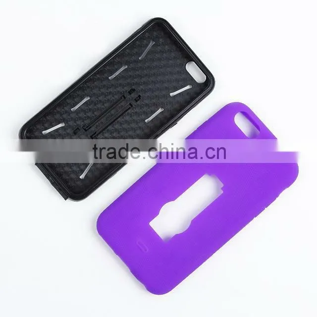 full protect shockproof hybrid PC silicone phone case hard cases stand for apple iPhone 6 4.7 inch iphone6 accept paypal