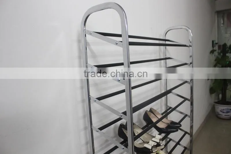 Metal Easy Assembling Shoe Rack,10 Tiers display Shoe rack,shoe cabinet
