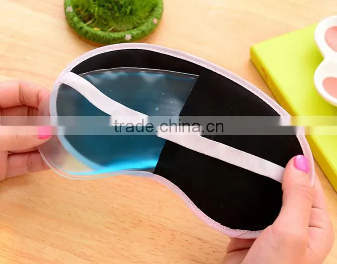 Wholesale fruit smell reusable cool warm gel soft made in chinareusable cooling spa cool massage ice cover eye mask