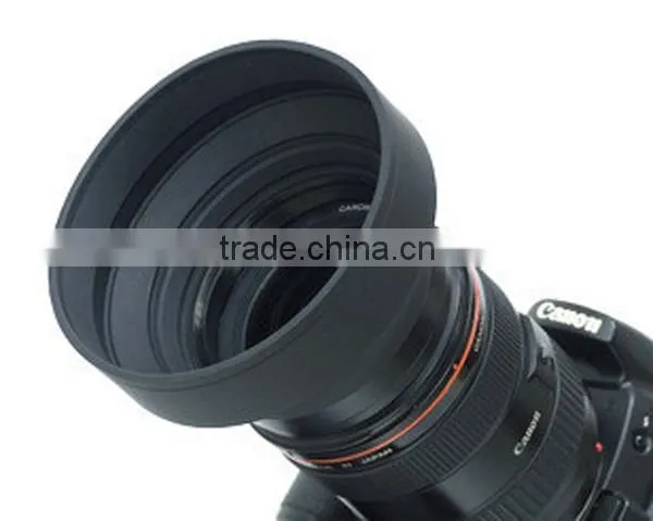 Best Price Digital Photo 3 Stage Collapsible Rubber 49mm Lens Hood