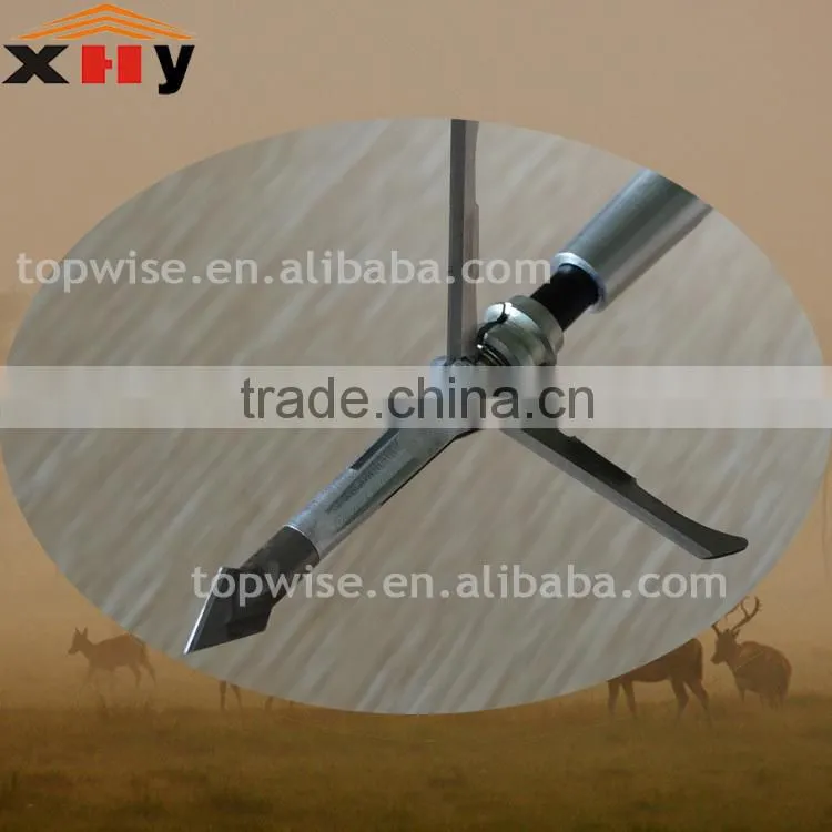 Hot sale 3 Blade 100 Grain broadheads arrow heads for hunting crossbow and arrow