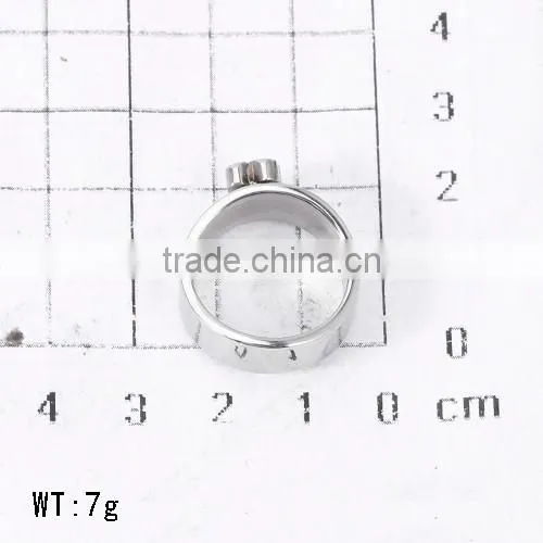 2016 New arrival fashion wholesale 3161 stainless steel lovely bear finger ring