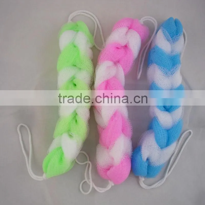 Long strip Bath sponge&mesh sponge&bath flower&mesh bath belt