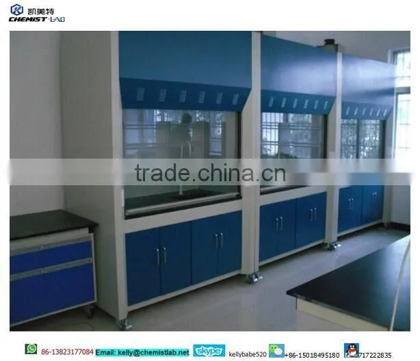 Biology Laboratory Steel Fume Hood With Drawers