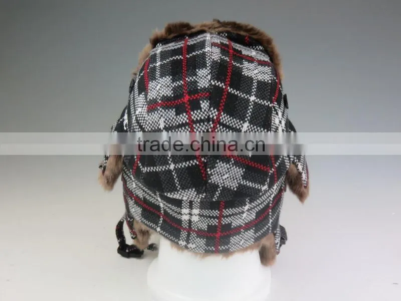Winter Mountain Warm Hat with Ear Flap