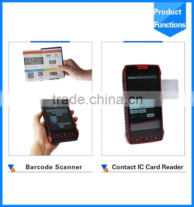 Hot sales mobile pda Android manual insert emv card reader writer with memory