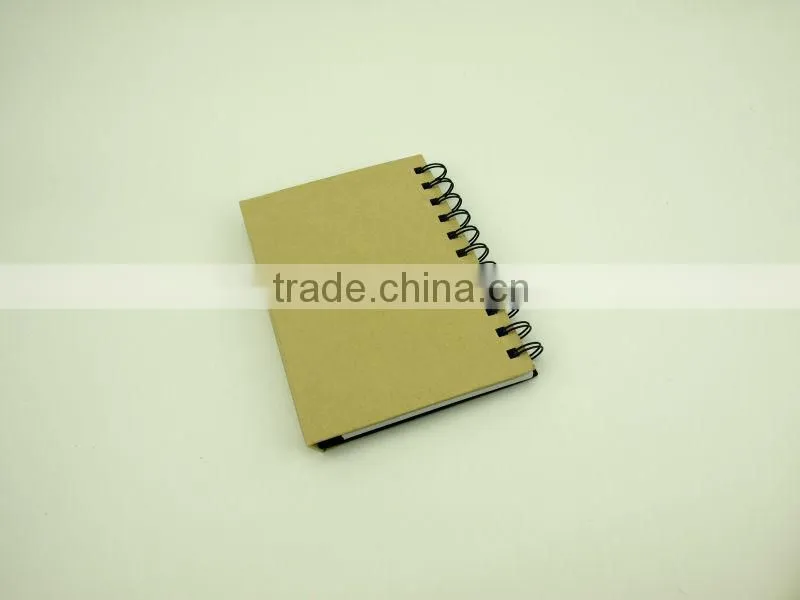 kraft cover magnet spiral combine notebook