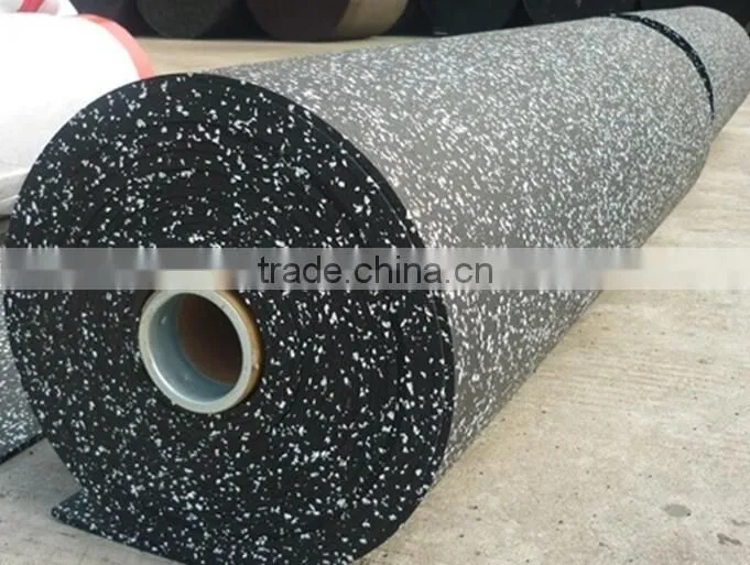 Fitness Center Gym Flooring Rubber Sheet Roll