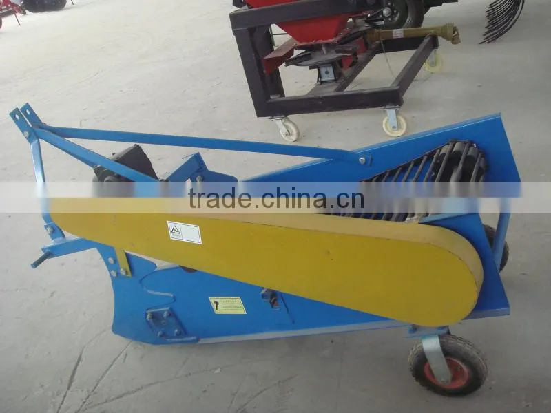 walking tractor potato harvester