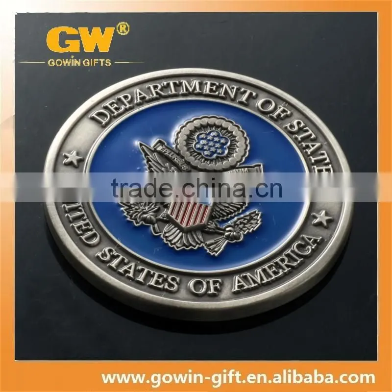 Custom souvenir Gold Metal Coin