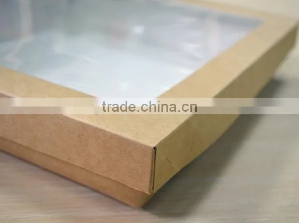 food packaging box with window