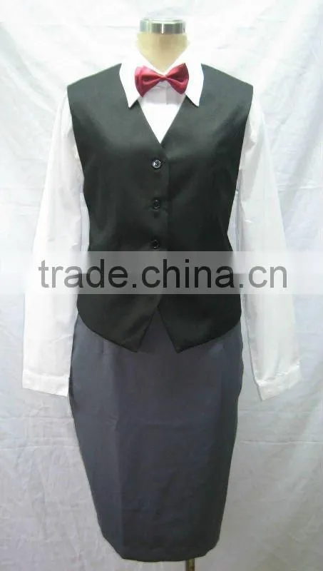 Customer-made classical restaurant waiter uniform