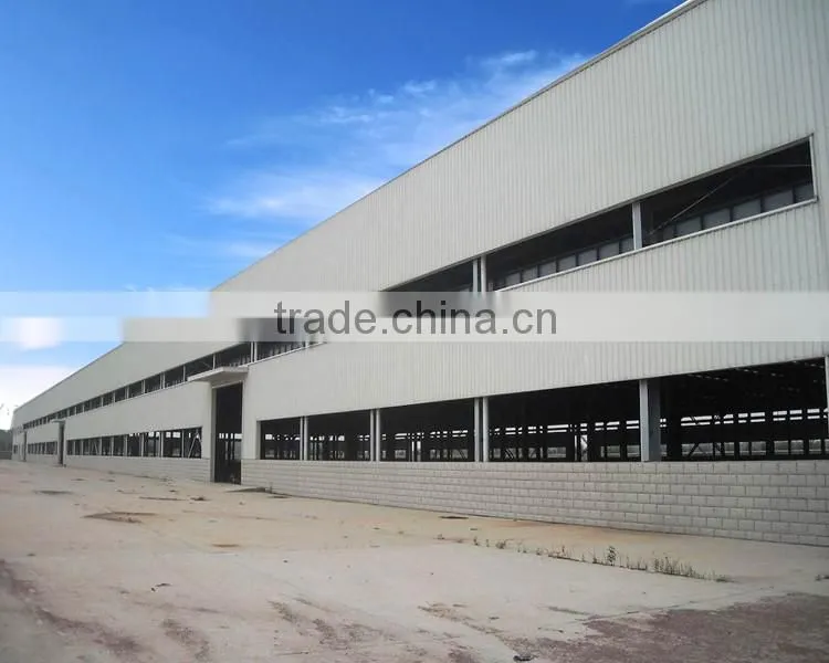 easy install workshop steel structure hay shed design factory for lease from China