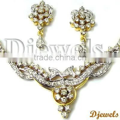 Diamond Necklace sets, Gold Necklace Sets, Diamond Jewelry