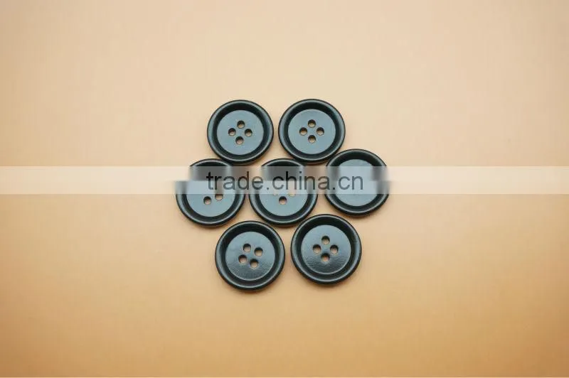 4 Holes High Quality Black Natural Corozo Nut Buttons