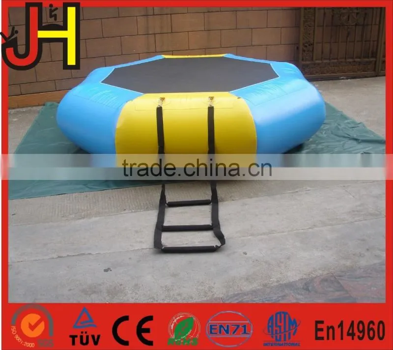Top quality inflatable bungee trampoline, cheap water trampolines, aquatic inflatable trampoline