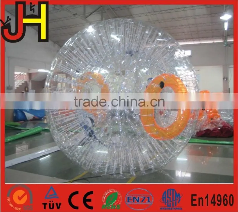 Customized Inflatable Clear Zorbing Ball For Sale