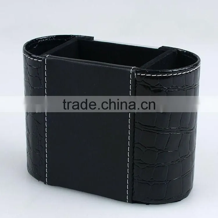 2013 hot sale foldalbe rectangular leather paper storage box