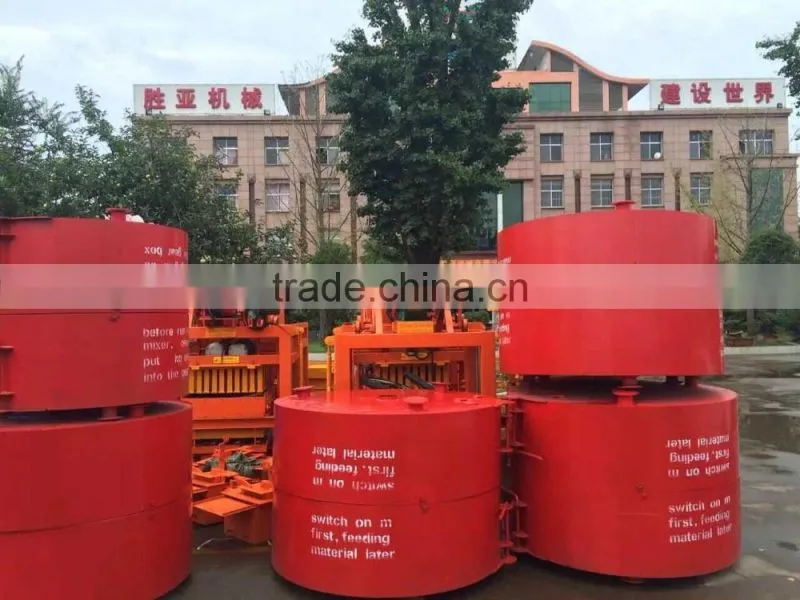 Vibrate electric concrete brick moulding machine QTJ4-40