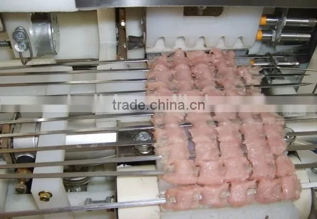 meat skewer machine/commercial meat skewer machine