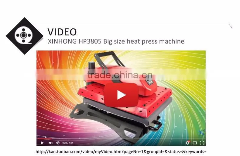 Digital Control Printing Heat Press Machine For T Shirt Sublimation