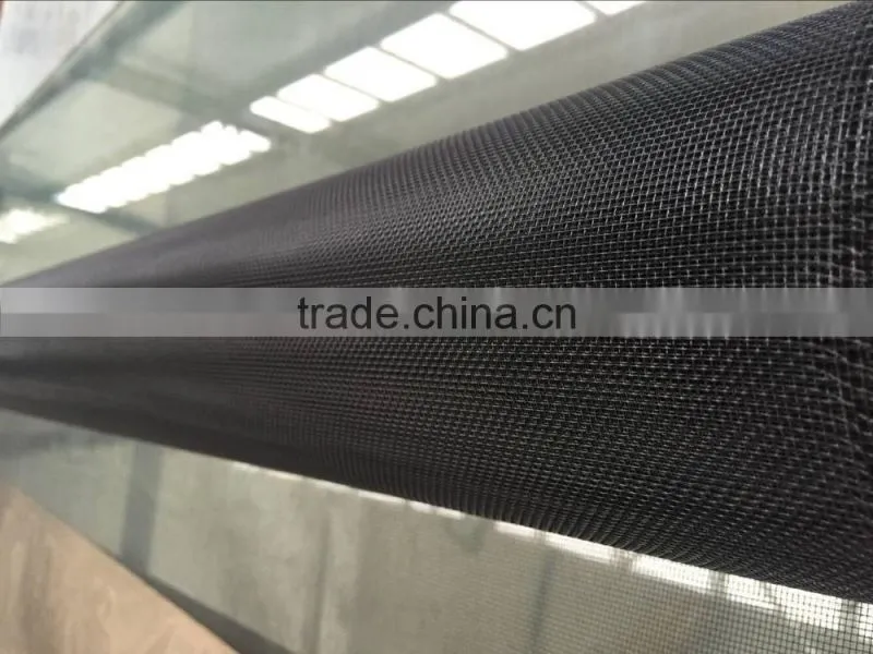 Premium quality black coated wire mesh/black coated ss wire mesh for window