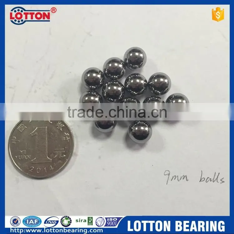 Large Stock Chrome Steel Made Bearing Balls 9mm