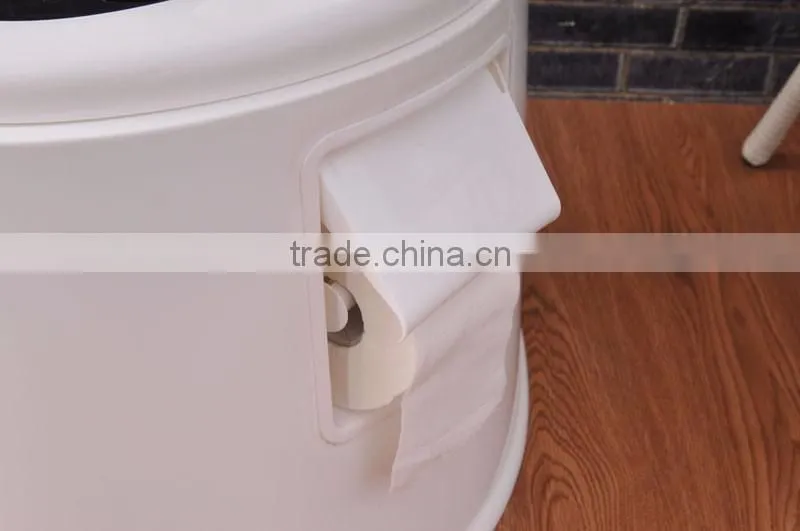 Plastic Movable Mobile Toilet for The Disable Elder Pragnent Women