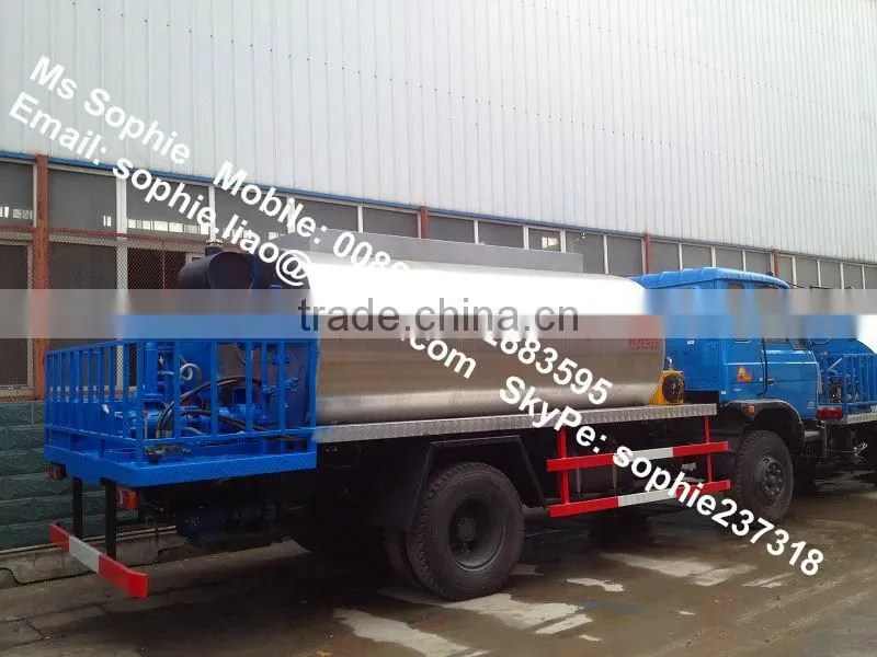 dongfeng 8-10t asphalt transport truck,bitumen tank truck,road marking truck for sale