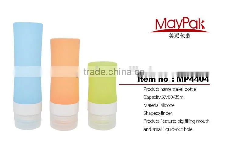 custom travel bottles silicone material for cosmetics MP4404